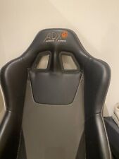 Adx Firebase Advanced 21 Gaming Chair Black Orange Adjustable Height And Back