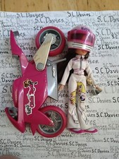 Bratz Play Sportz Katia Motorcross Really Rock Motorbike Helmet Earrings Trophy 