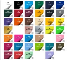 Heat Transfer Vinyl HTV Vinyl - Plain Iron on Heat Press T-shirt Textile 1Mx500M