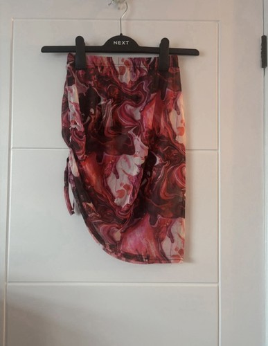 Mesh skirt swirl pattern rave - swirl,