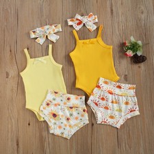 3Pcs Newborn Infant Baby Girl