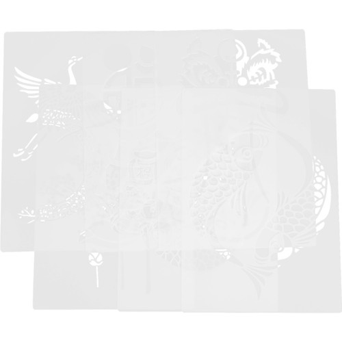Pcs stencils for painting on - 6,
