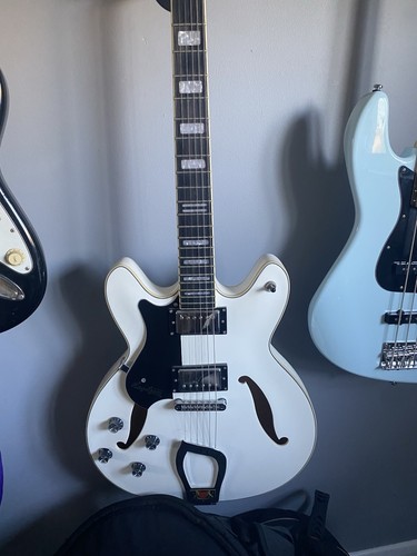 Left handed electric guitar - left,