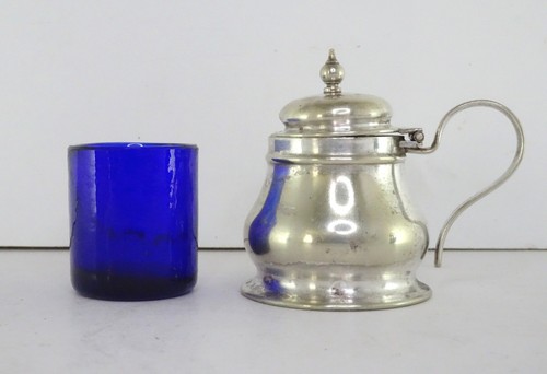 Antique silver plate lidded - antique,