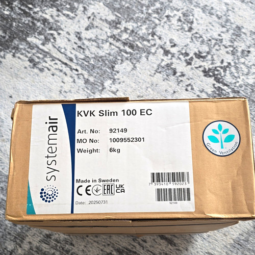 Systemair kvk slim 100 - kvk,