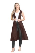 Womens Sleeveless Cardigan