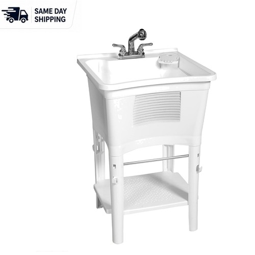 Freestanding utility sink - utility,