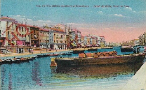 Picture postcard cette - postcard-, cette,