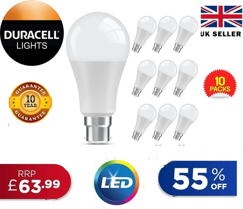 10x led light bulbs b22 - light, 8.8w