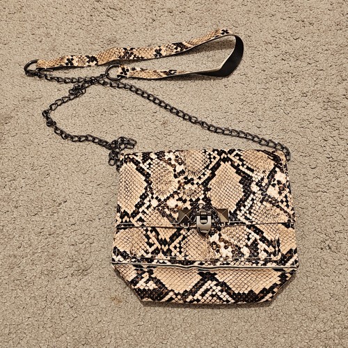 Small black brown snake print - small,