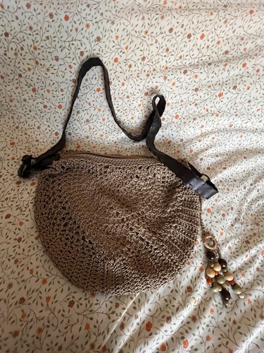 Matalan crochet bag with - , beads