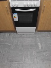 Montpellier MSE46W - White 50cm Electric Cooker - 55L Capacity - C Energy Rating