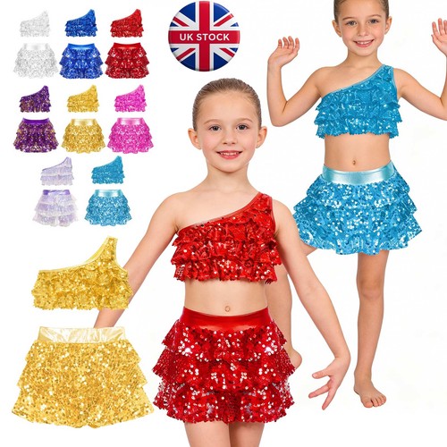Girls sparkly sequin dance - sparkly,