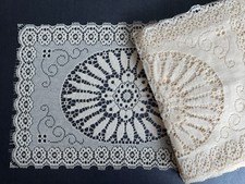 Set 12 Vintage Nottingham Lace