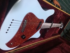 FULL ALUMINIUM CUSTOM MADE GUITAR-BY MOLINDAR / SPECIALISED PAINT IN BABY BLUE.