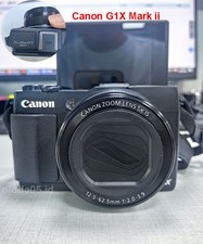 Canon PowerShot G1 X Mark II 12.8 MP 5x Optical Zoom Touch Screen Digital Camera