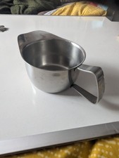 Mid Century Old Hall Stainless Steel Half Pint Gravy/Sauce Boat