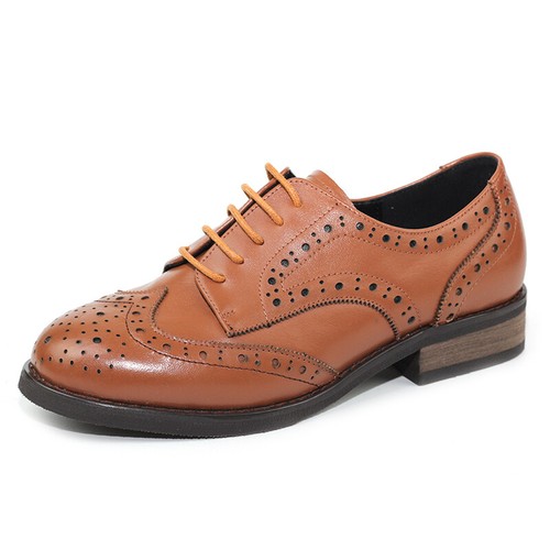 Women real leather lace - leather, up