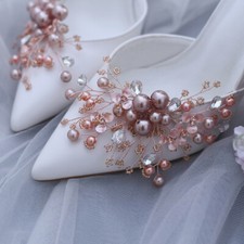 1 Pair Luxury Rosegold Pearl