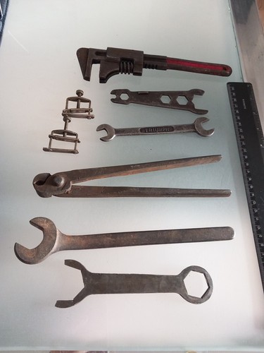 Vintage motorcycle tools etc - tools,