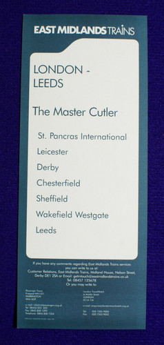 London leeds east midlands - -,