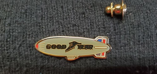 Goodyear blimp pin - goodyear,