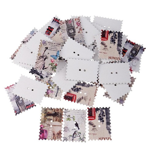 Pieces colorful stamps - colorful,