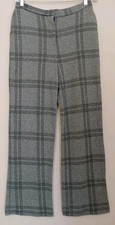 Next Women Grey Plaid Knit