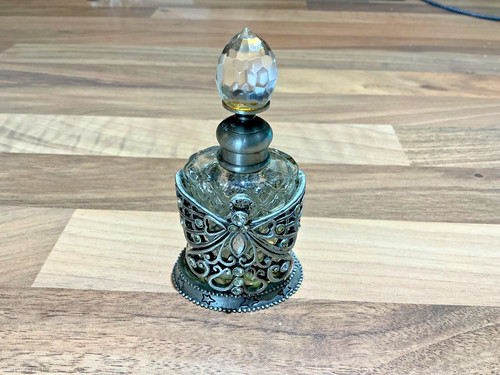 Vintage style glass perfume - vintage,