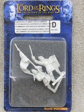 LOTR metal WARRIORS of MINAS TIRITH COMMAND Blister MESBG Citadel 32079