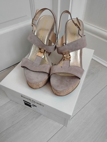 Russell bromley nude suede - &,