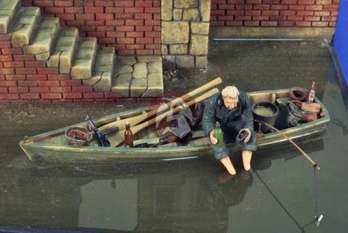 Resin model kit rowing - 1/35,