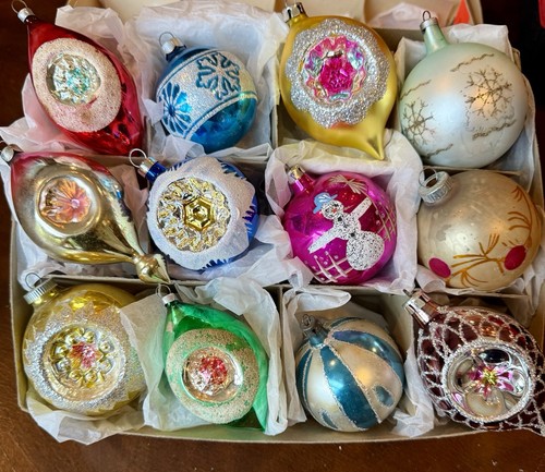 Lot multicolor poland glass - 12,