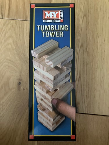 54pc wooden tumbling - 54pc,