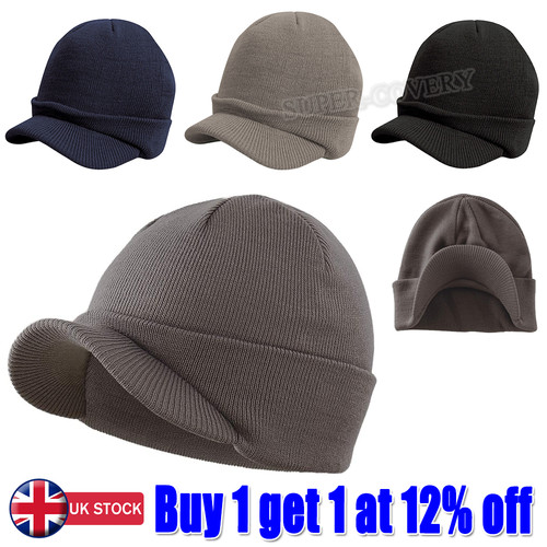 Army knitted beanie beany - knitted,