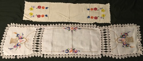 Vintage table runner - 2,