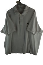LACOSTE White Polo Shirt size