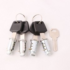 Set Of 2/4 Roof Bar Roof Rack Roof Box Barrel Security Locks Complete With Keys