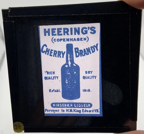 Antique magic lantern slide - magic,
