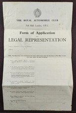 Royal Automobile Club Legal