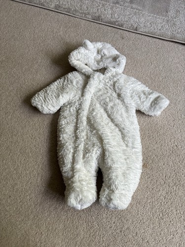 Snowsuit white mothercare 3 - snowsuit, 0-3
