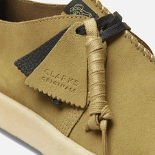 Clarks Originals Mens BNIB Shoes TREK CUP Mid Green Suede UK 7 / EU 41