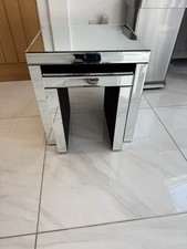 NEXT Nest Of 2 Box Mirror tables  Set of 2