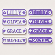 Personalised Name Purple Door