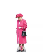 Queen elizabeth pink dress - elizabeth, ii