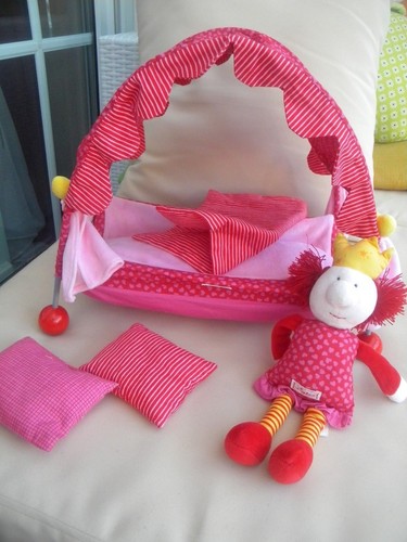Folding doll bed princess - doll,