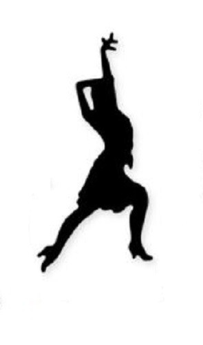 Dancing lady metal die - lady,