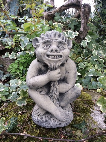 Stone garden bearded troll - stone,