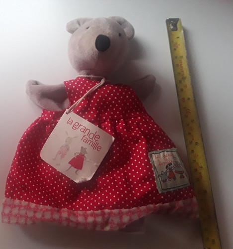 Moulin roty puppet plush mouse - moulin,
