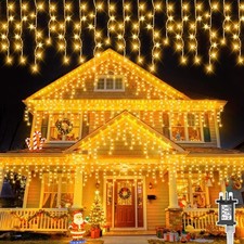 600 LED Icicle Lights 15M